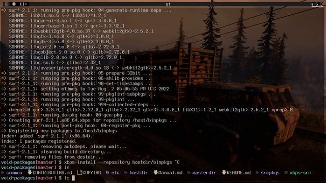 Void Linux: xbps-src. смотреть онлайн