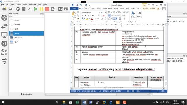 KegiatanBelajar6D konfigurasi TACACS debian смотреть онлайн