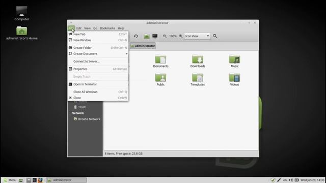 Linux Mint 18 Mate Edition preview смотреть онлайн