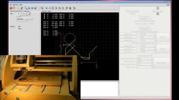LinuxCNC manual tool change with tool length offset