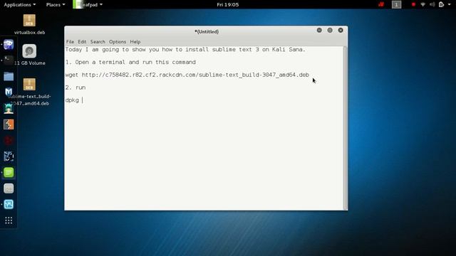 How to install Sublime text on Kali sana. смотреть онлайн