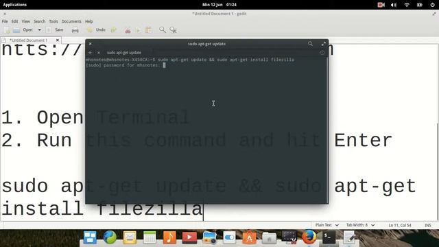 Install FileZilla in Ubuntu Linux elementary OS Linux Mint смотреть онлайн