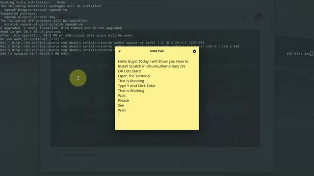 How To Install Scratch | In Ubuntu | Linux Helps | HD смотреть онлайн