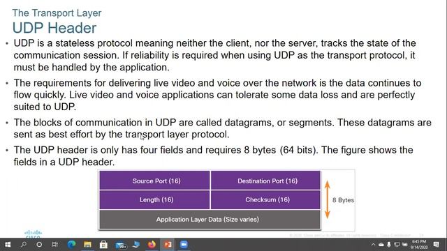 CISCO CERTIFIED CYBEROPS ASSOCIATE: Module 9 Transport Layer смотреть онлайн
