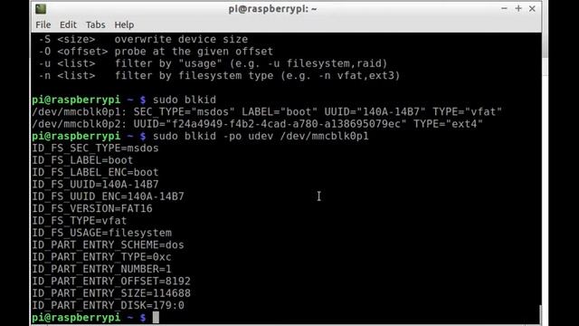 Linux command: blkid - locate/print block device attributes смотреть онлайн