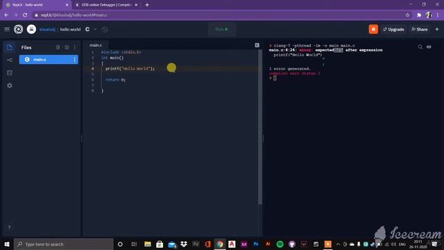 Hands On C: CLion//Repl смотреть онлайн