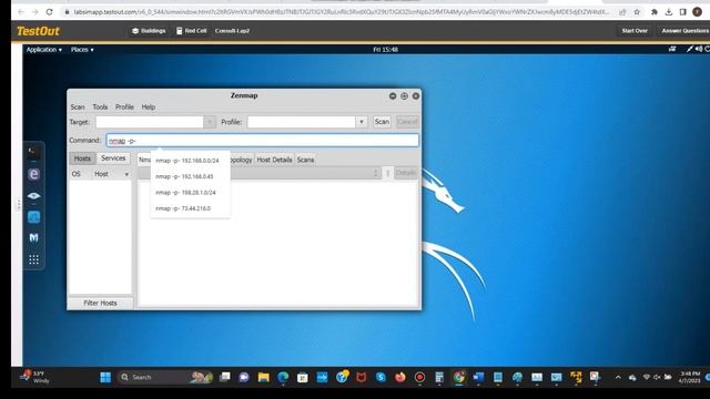 9.2.7 Scan for Open Ports from a Remote Computer смотреть онлайн
