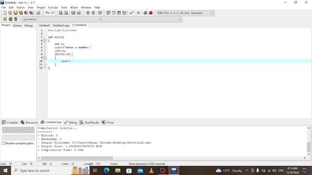 How to print or find even numbers in C++ using Dev C++ compiler | Coding with Fatima смотреть онлайн