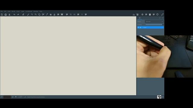 Review/Penilaian penggunaan tablet HUION H420 dalam Linux смотреть онлайн