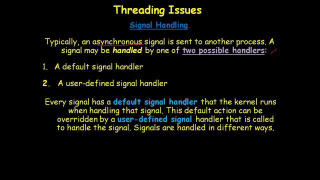 SIGNAL HANDLING (THREADING ISSUE) смотреть онлайн