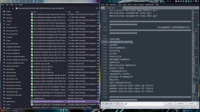 ArcoLinux : 2923 FOR ISOBUILDERS - fix for Calamares not showing keyboard letters смотреть онлайн