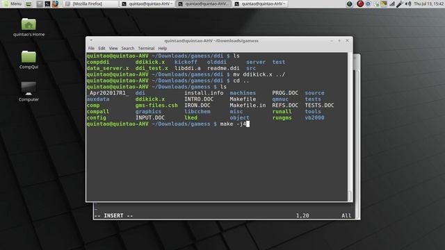 Instalando o GAMESS no linux Mint смотреть онлайн