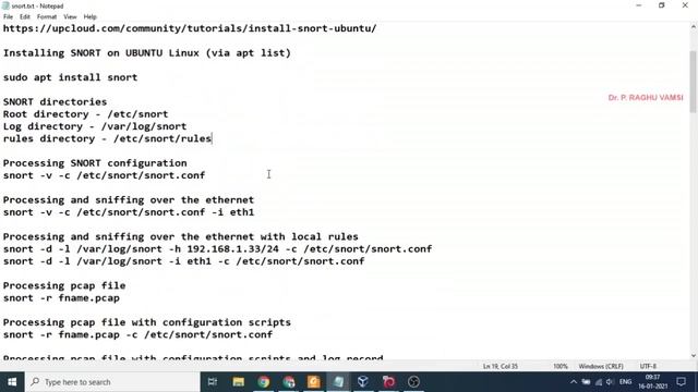 42 Working with SNORT NIDS (Part - 04) | PCAP Forensics with SNORT смотреть онлайн