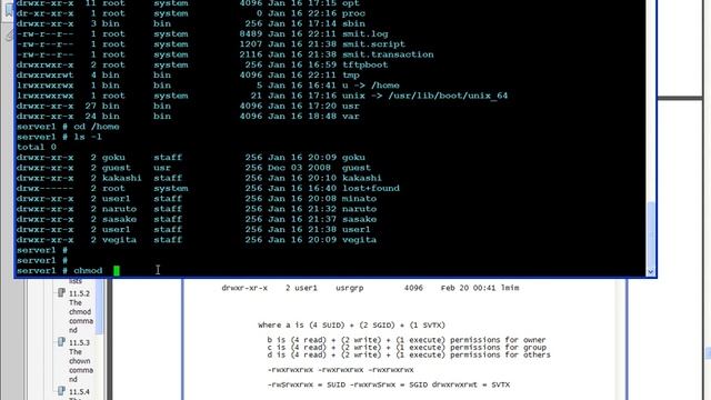 AIX Course CH 11-5 Permission смотреть онлайн