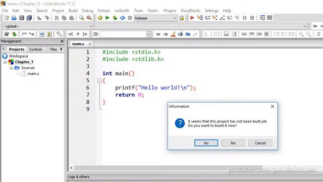 Create a C Source File in CodeBlocks | පාඩම - 08 смотреть онлайн