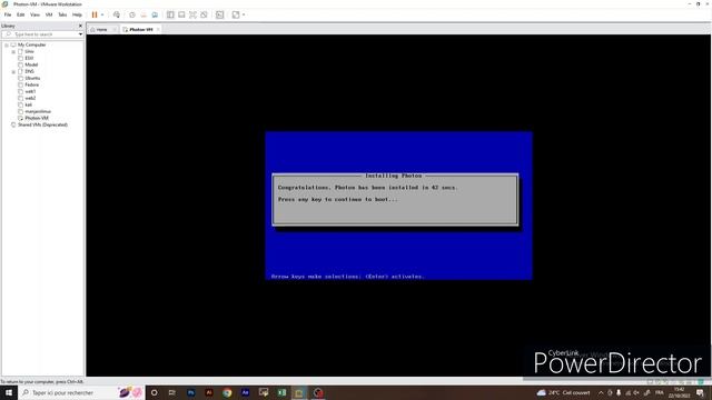 Installing the ISO Image for Photon OS VMware. смотреть онлайн