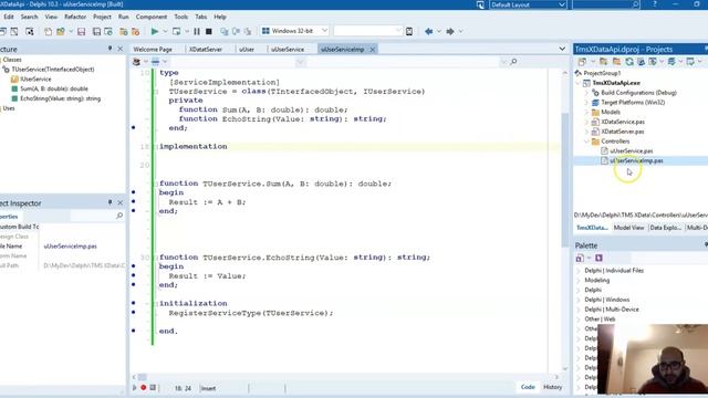اشاء خدمت ويب ب فريمويرك tms XData Server الجز2 GET Method смотреть онлайн