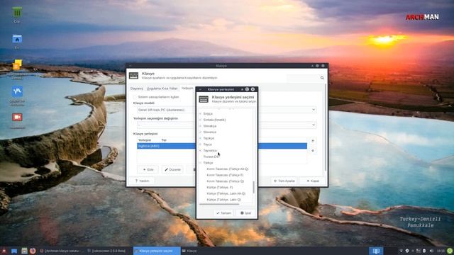 archman linux xfce keyboard layout settings смотреть онлайн