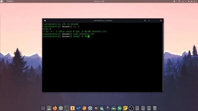 En Basit Haliyle Linux'te Dosya İzinleri ve chmod Komutu смотреть онлайн