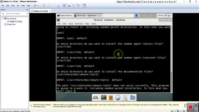 Install VMWare Tools On Debian To View Fullscreen