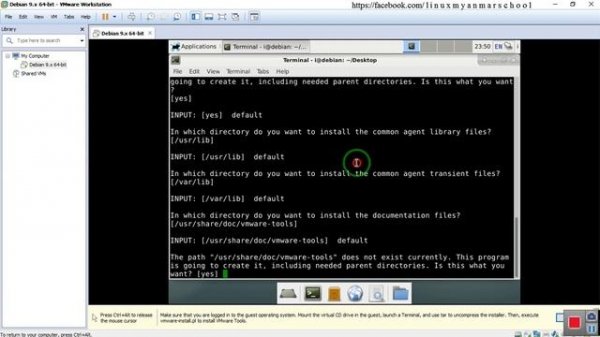 Install VMWare tools on Debian to view fullscreen