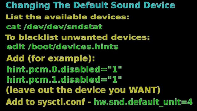 FreeBSD QuickTips #6 - Distfile Cleaning & Sound Device Blacklisting смотреть онлайн