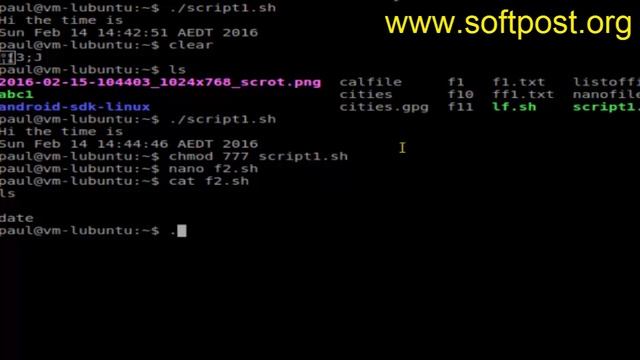 How to execute a shell script in Fedora смотреть онлайн