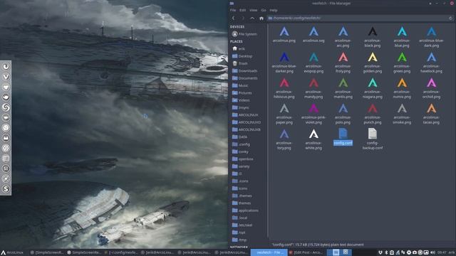 ArcoLinux : 533 neofetch fix to be able use the changed settings смотреть онлайн