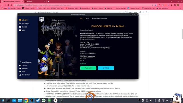 Kingdom Hearts 3 Steam Deck Not Working - Heroic Games Launcher смотреть онлайн