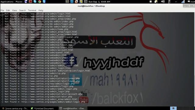 Kali Linux (scan login admin) смотреть онлайн