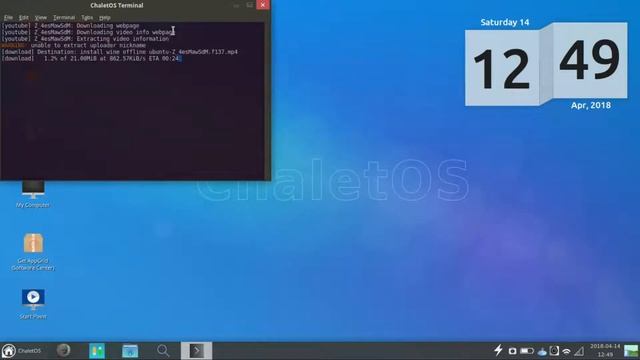 ChaletOS Simple And Elegant GNU/LInux Distro For Newbie смотреть онлайн