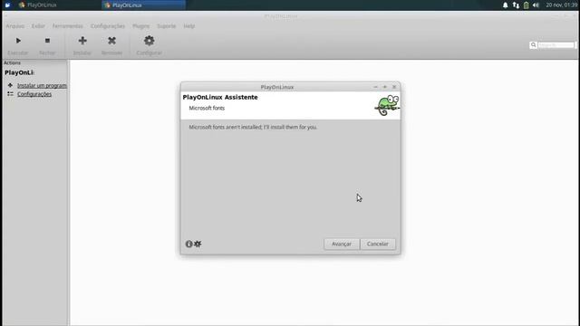 Notepad++ no Xubuntu com PlayOnLinux смотреть онлайн