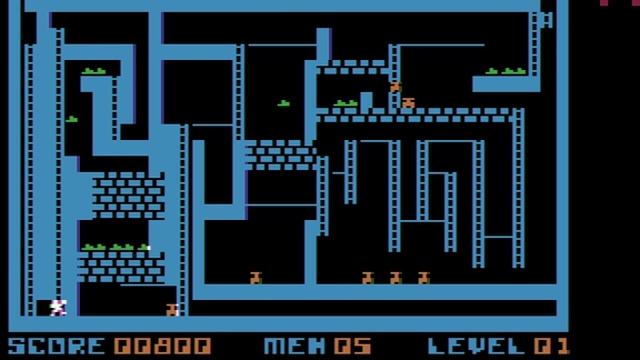 Miner on the Apple II (early Lode Runner) смотреть онлайн