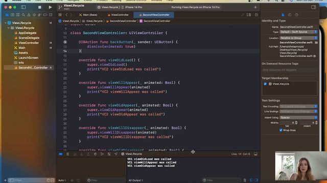 Swift - View Lifecycle | UIViewController смотреть онлайн