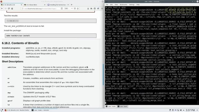 How to build LFS 9.1 and dual boot with Windows 10 - Part 20: Chapter 6.18 Binutils-2.34 смотреть онлайн
