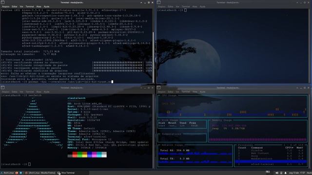 Arch Linux, problemas ao atualizar com o pacman e que precisam de intervenção manual do usuário. смотреть онлайн