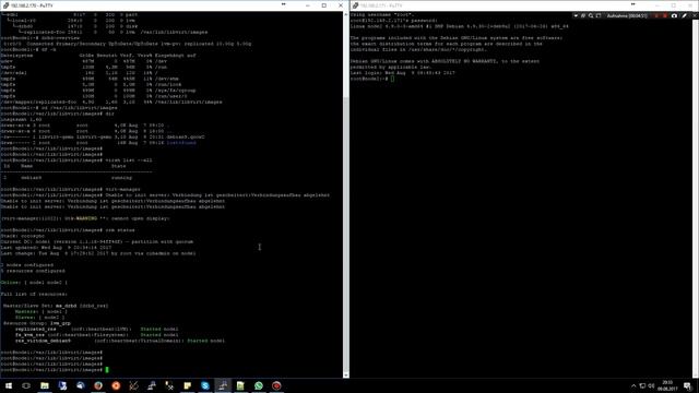 KVM VM Failover via Pacemaker und DRBD repliziert смотреть онлайн