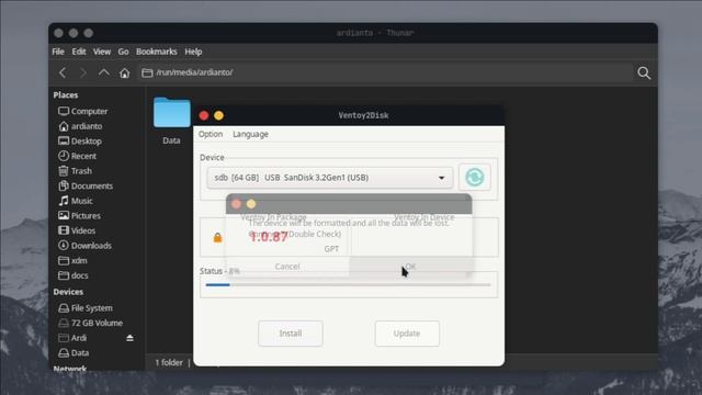 Buat Multi Bootable Flashdisk dengan Ventoy di Linux смотреть онлайн