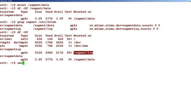 16.2 mounting and unmounting of filesystem смотреть онлайн