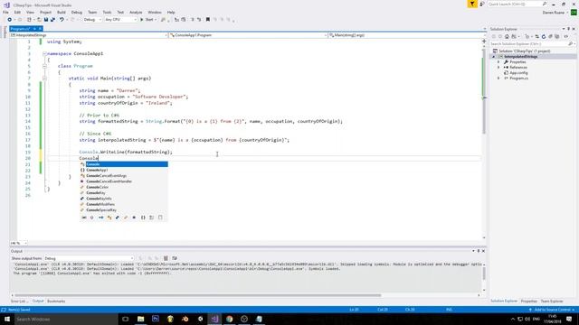 C# | Tips to Improve | String Interpolation смотреть онлайн