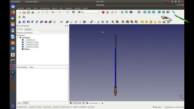 FREECAD #42 - CANETA - PEN смотреть онлайн