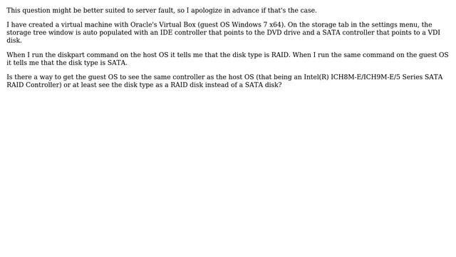 How to add RAID Controller in VirtualBox? смотреть онлайн