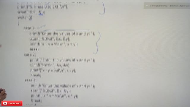 Creating User Interface using switch and do while loop in C || Lesson 38.1 || C Programming || смотреть онлайн