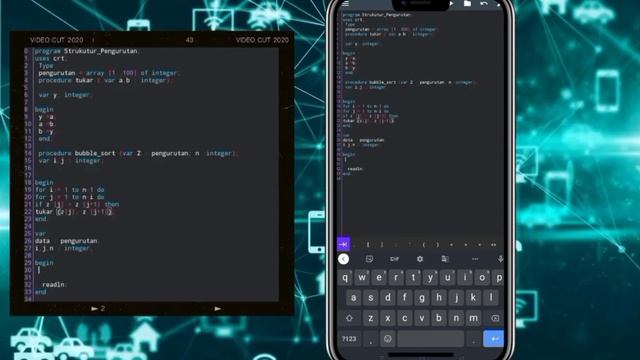 Cara Membuat Struktur Pemilihan, Pengurutan, dan Pengulangan di Aplikasi Free Pascal смотреть онлайн