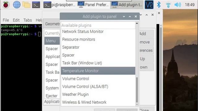 Add Temperature Monitor to Task Bar, on Raspberry Pi OS смотреть онлайн