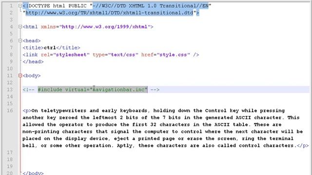 Web design (33): Menus and SSI commands смотреть онлайн