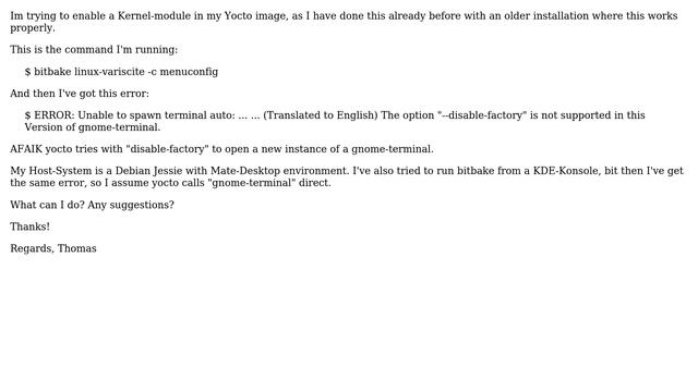 Yocto: Bitbake does not start menuconfig (2 Solutions!!) смотреть онлайн