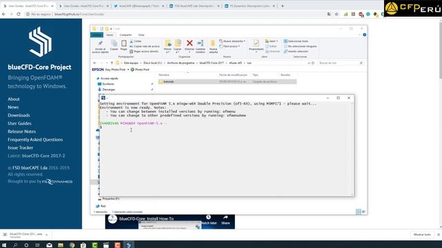 Instalación de BlueCFD - OpenFOAM & Paraview смотреть онлайн