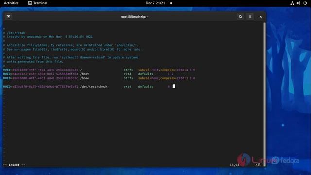 How to create LVM on Fedora 34 смотреть онлайн